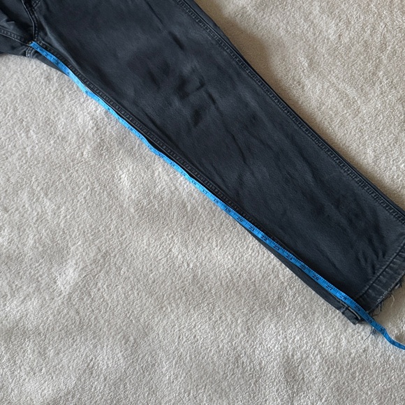 Abercrombie 90’s Loose carpenter jeans in washed out black - Picture 10 of 11